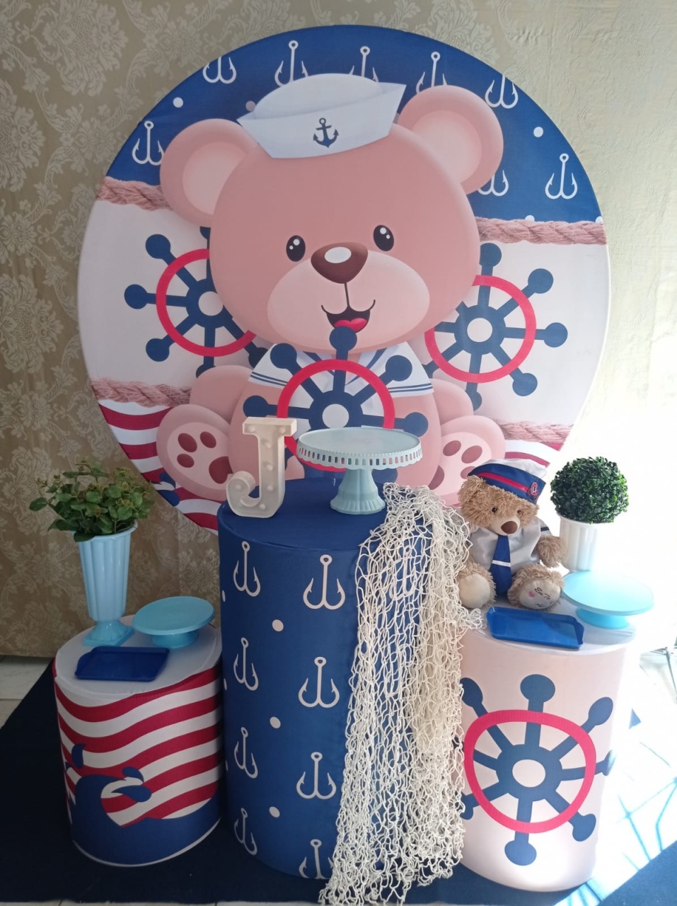  Urso Marinheiro Rubi  - Tok de Festas 