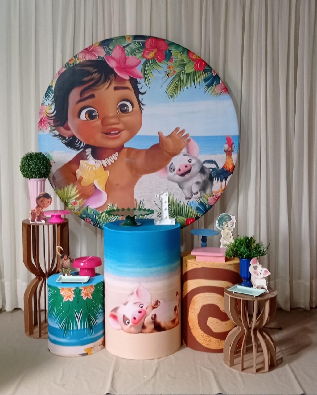 Moana Baby Safira  - Tok de Festas 
