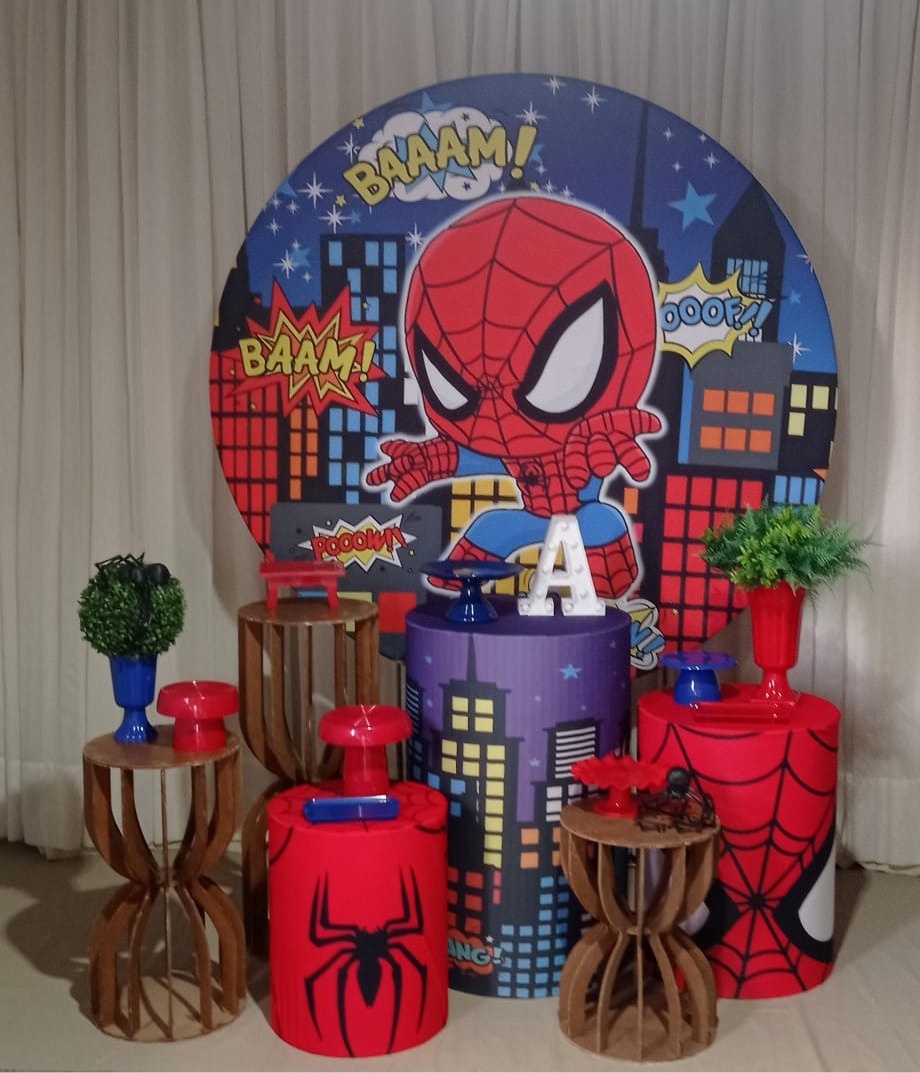Homem Aranha Baby Safira - Tok de Festas 
