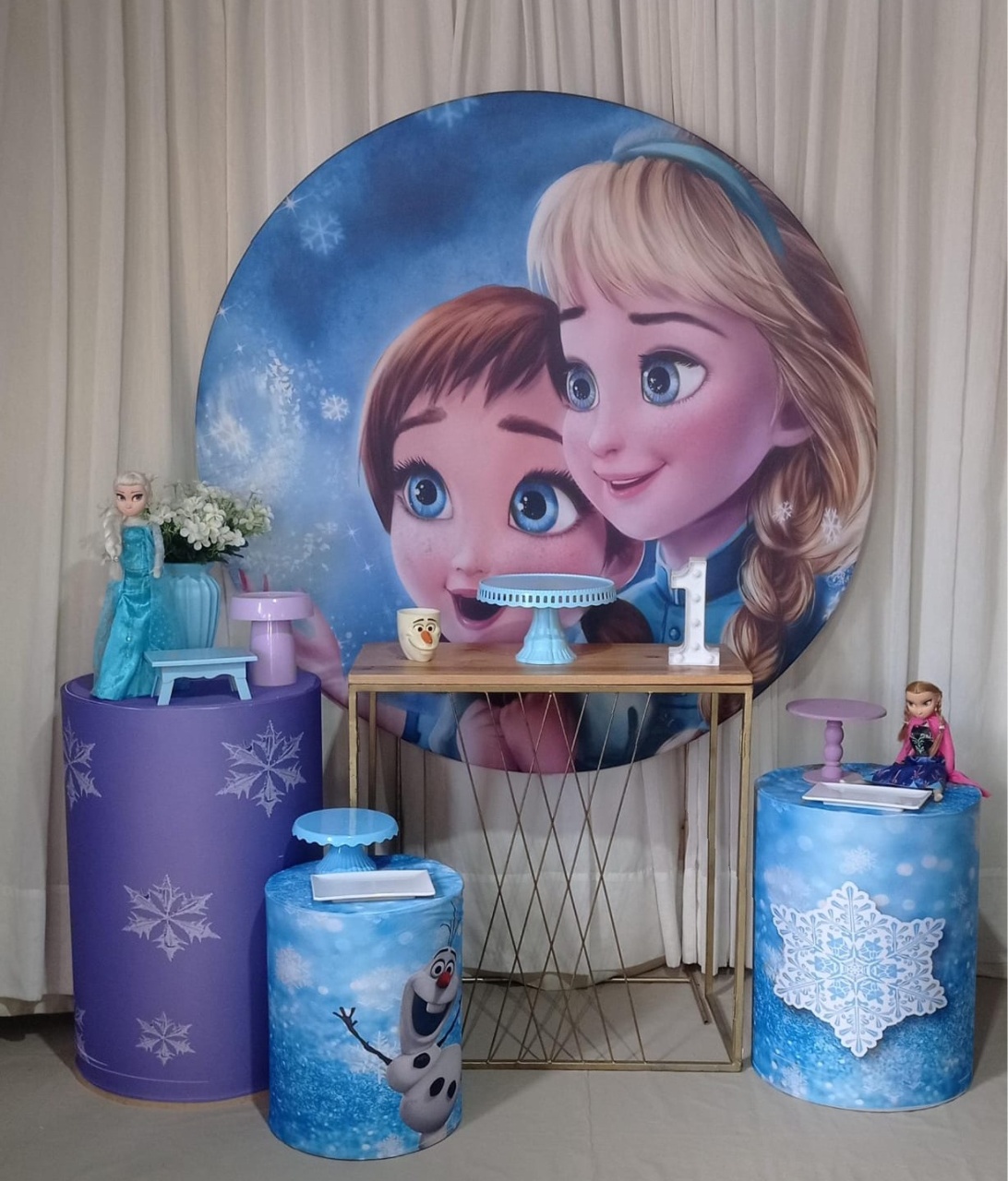 Kit Safira Frozen - Tok de Festas 