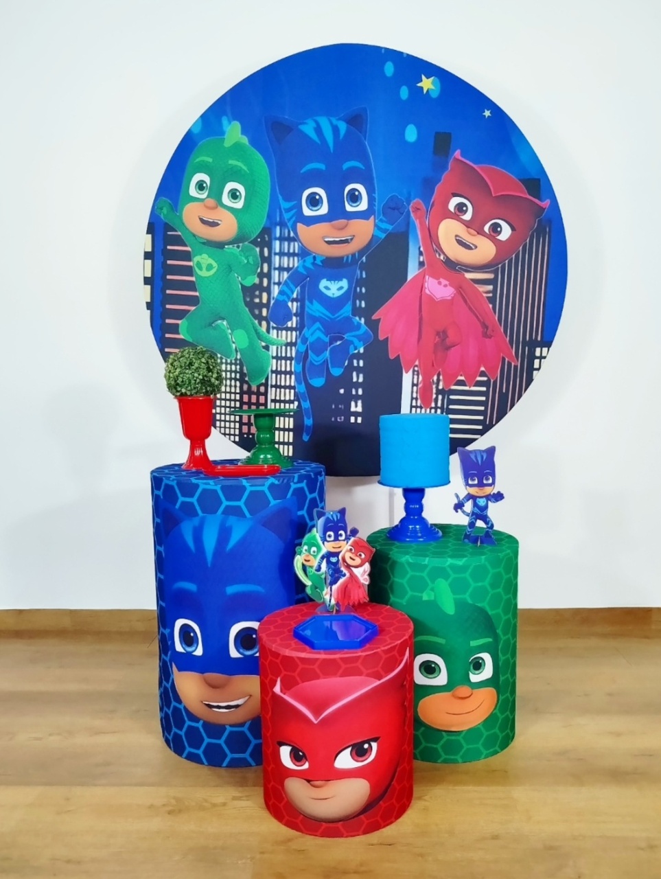 Kit Prata  Pj Masks - Michele Locações