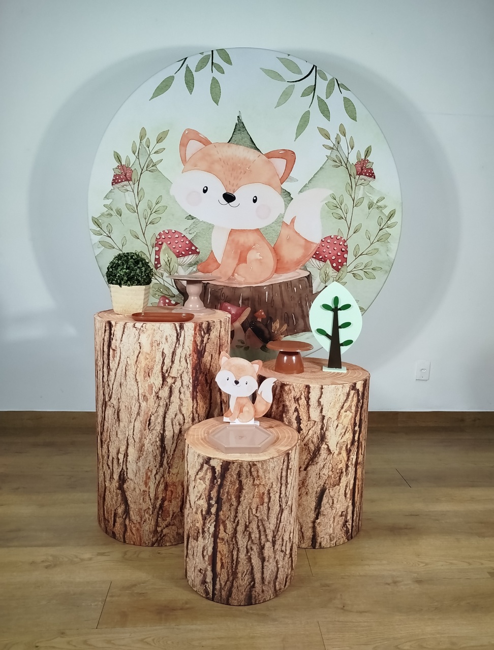 Kit Prata Raposinha/ Bosque - Michele Locações