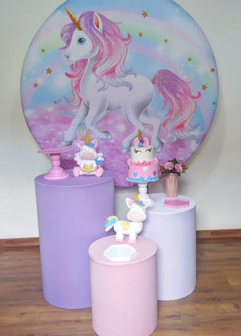 Kit Prata Unicornio - Michele Locações