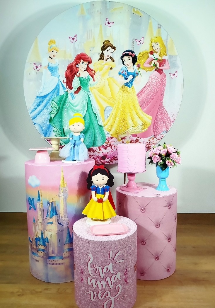 Kit Prata Princesas Tradicional - Michele Locações