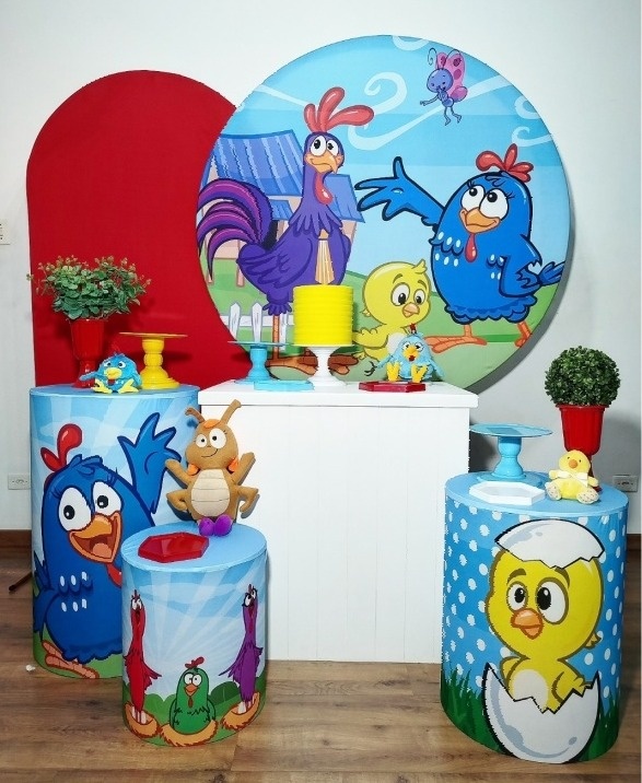Kit Diamante Galinha Pintadinha - Michele Locações