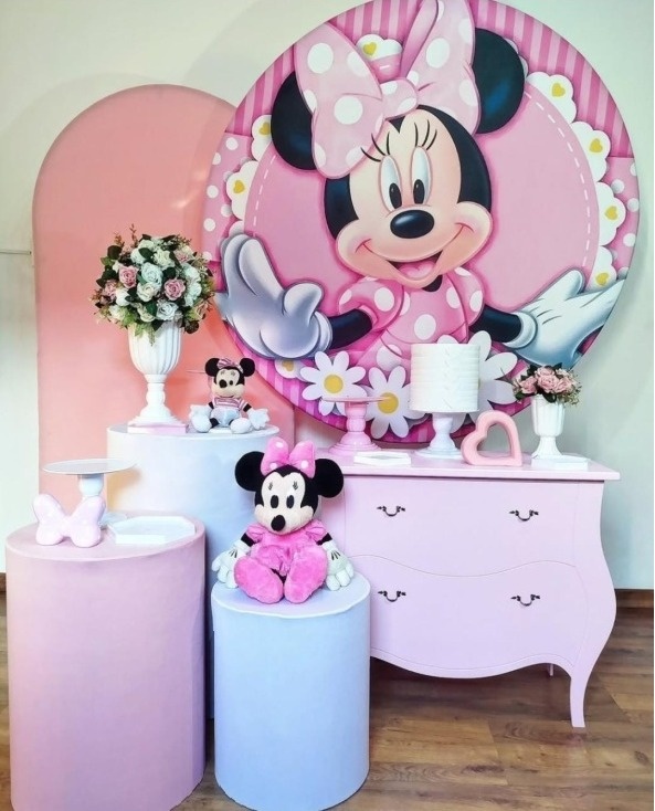 Kit Diamante Minnie Rosa - Michele Locações
