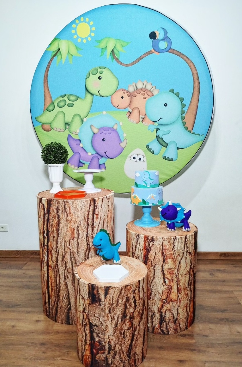 Kit Prata Dino Baby  - Michele Locações