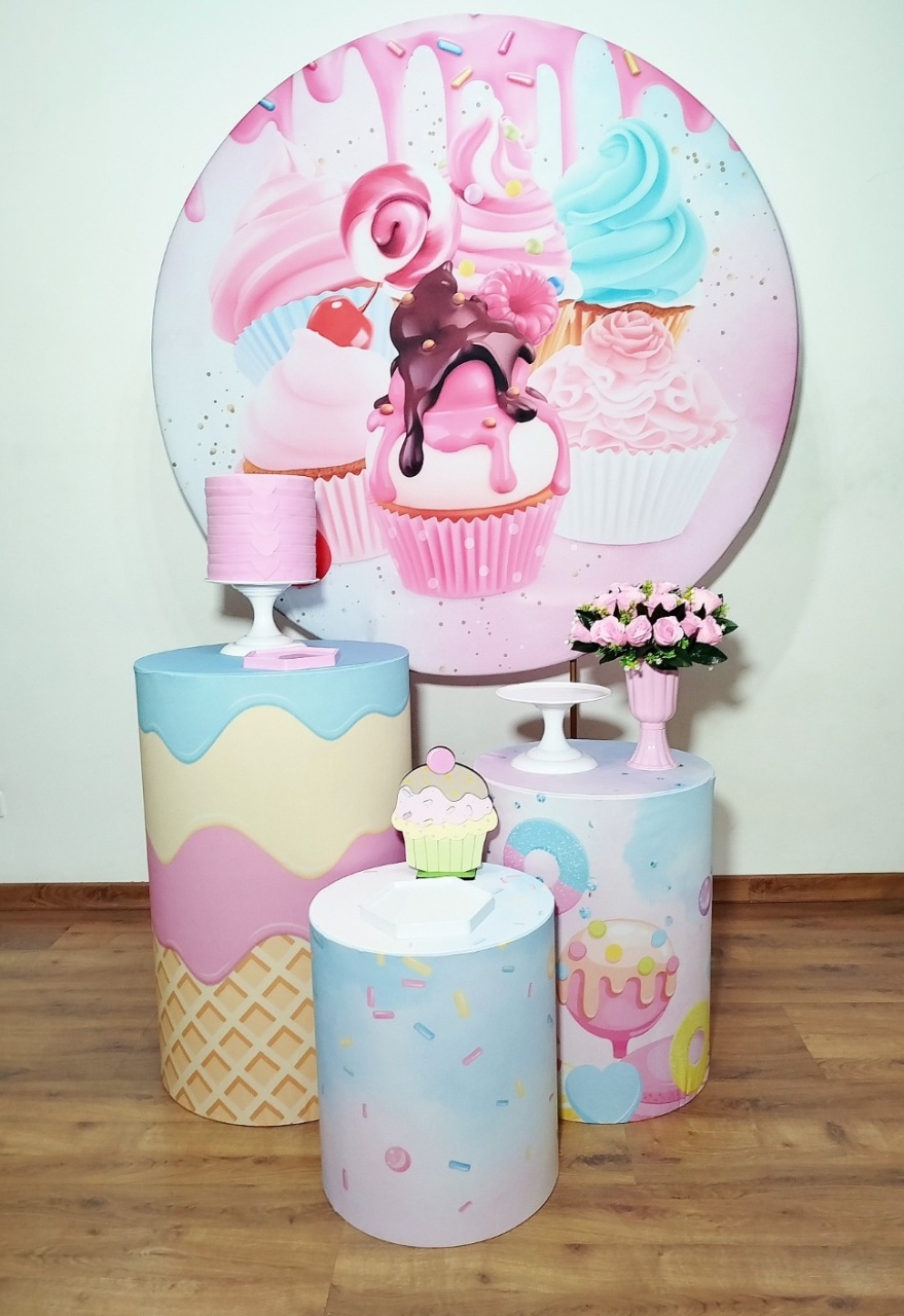 Kit Prata Cupcake /Doces - Michele Locações