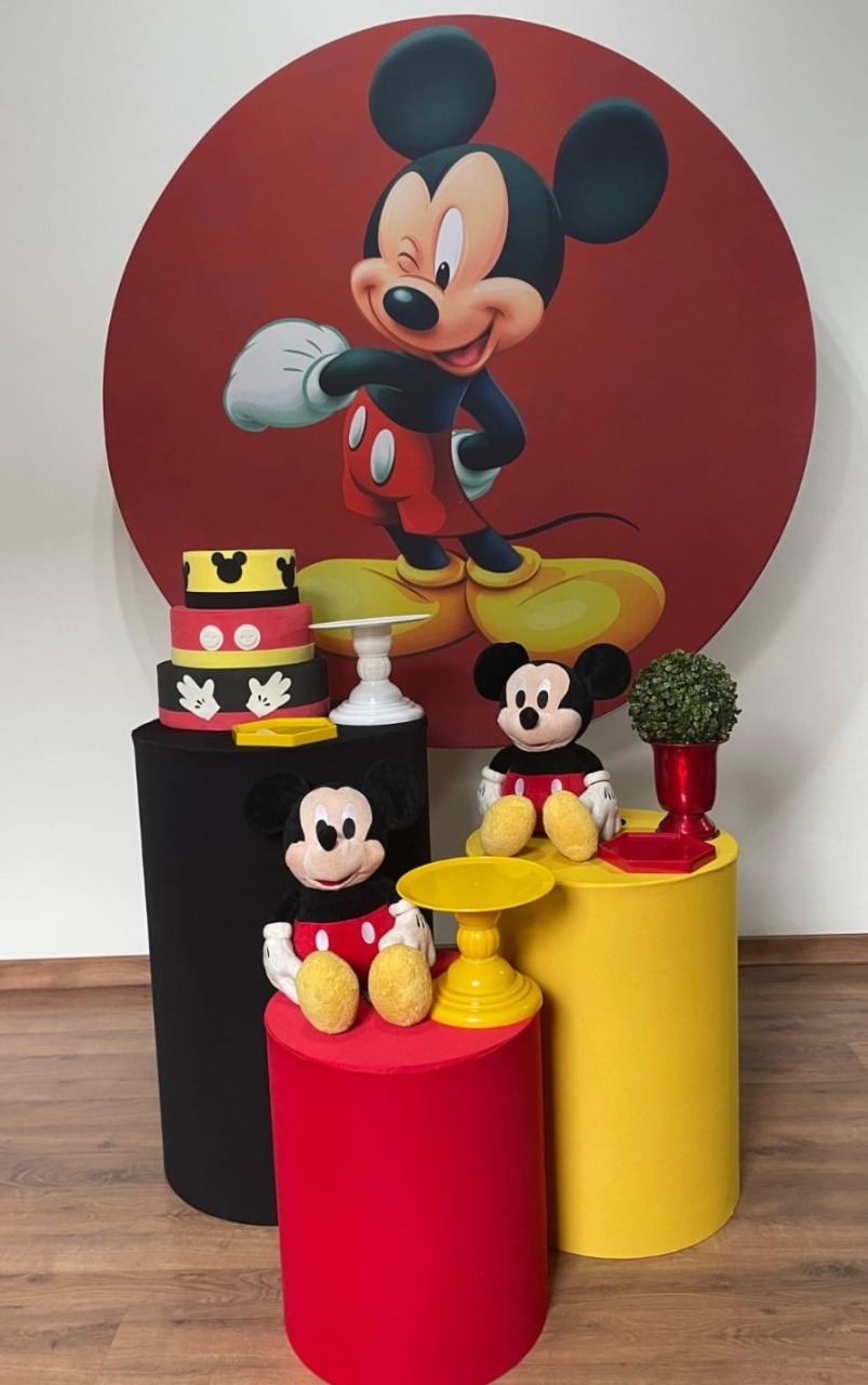 Kit Prata Mickey - Michele Locações