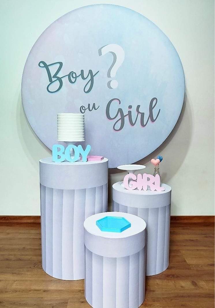 Kit Prata Boy Ou Girl Revelação - Michele Locações