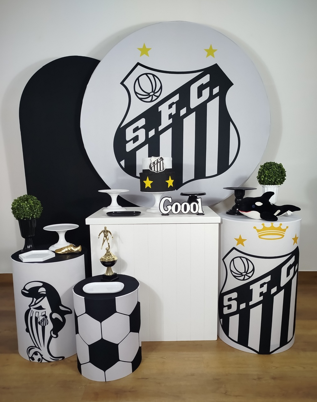 Kit Dimante Santos F.c - Michele Locações