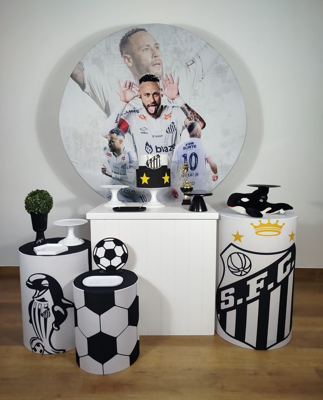 Kit Ouro Neymar / Santos  - Michele Locações