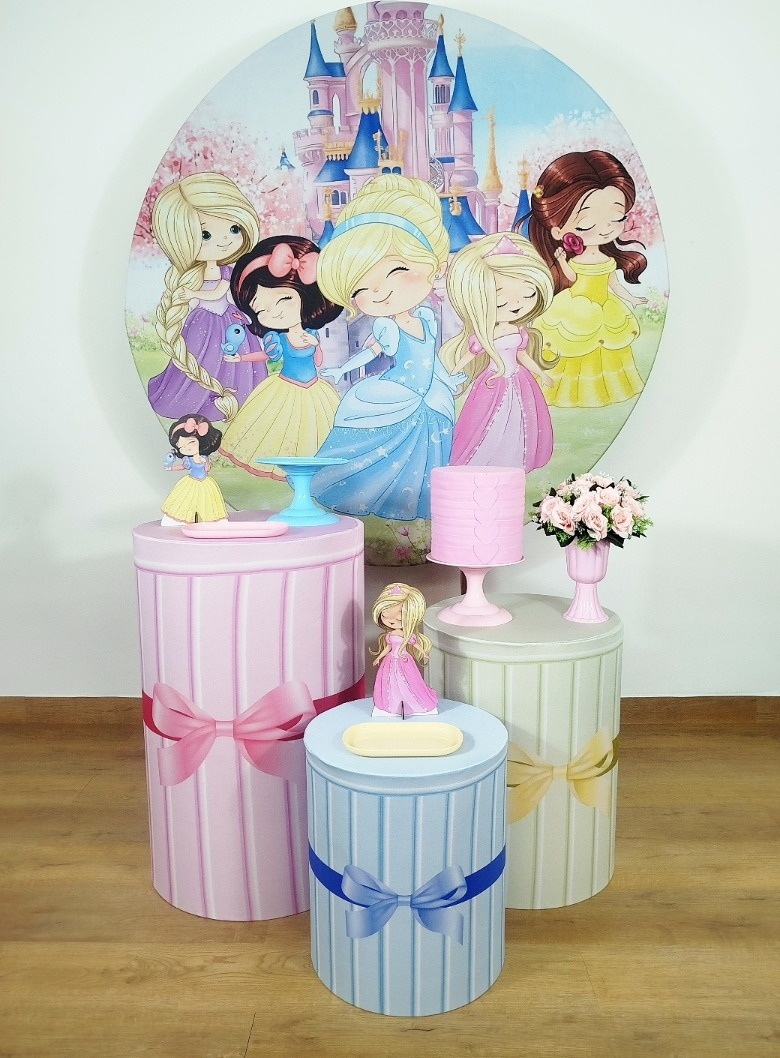 Kit Prata Princesas - Michele Locações