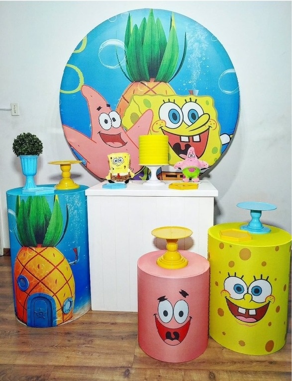 Kit Ouro Bob Esponja - Michele Locações