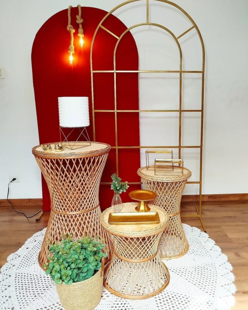 Composição Terracota Vime - Michele Locações
