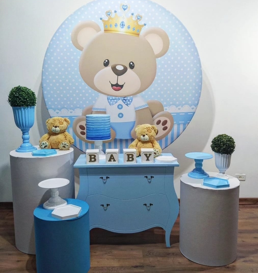 Kit Ouro Urso Príncipe - Michele Locações