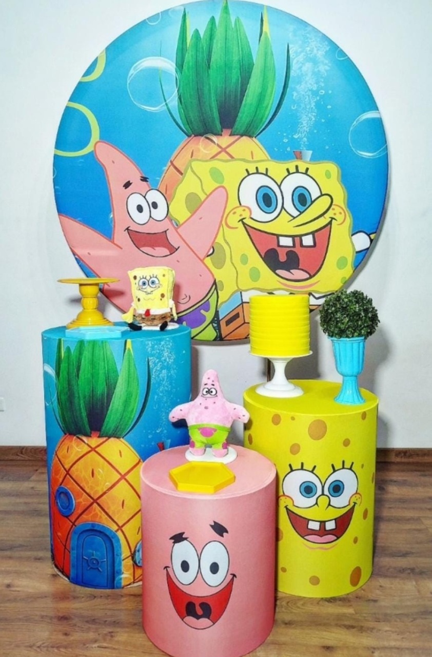 Kit Prata Bob Esponja - Michele Locações