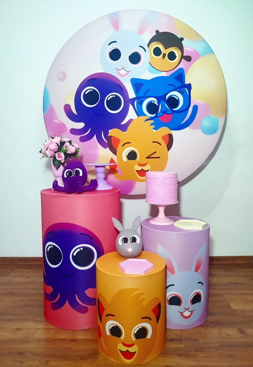 Kit Prata Bolofofos Menina - Michele Locações