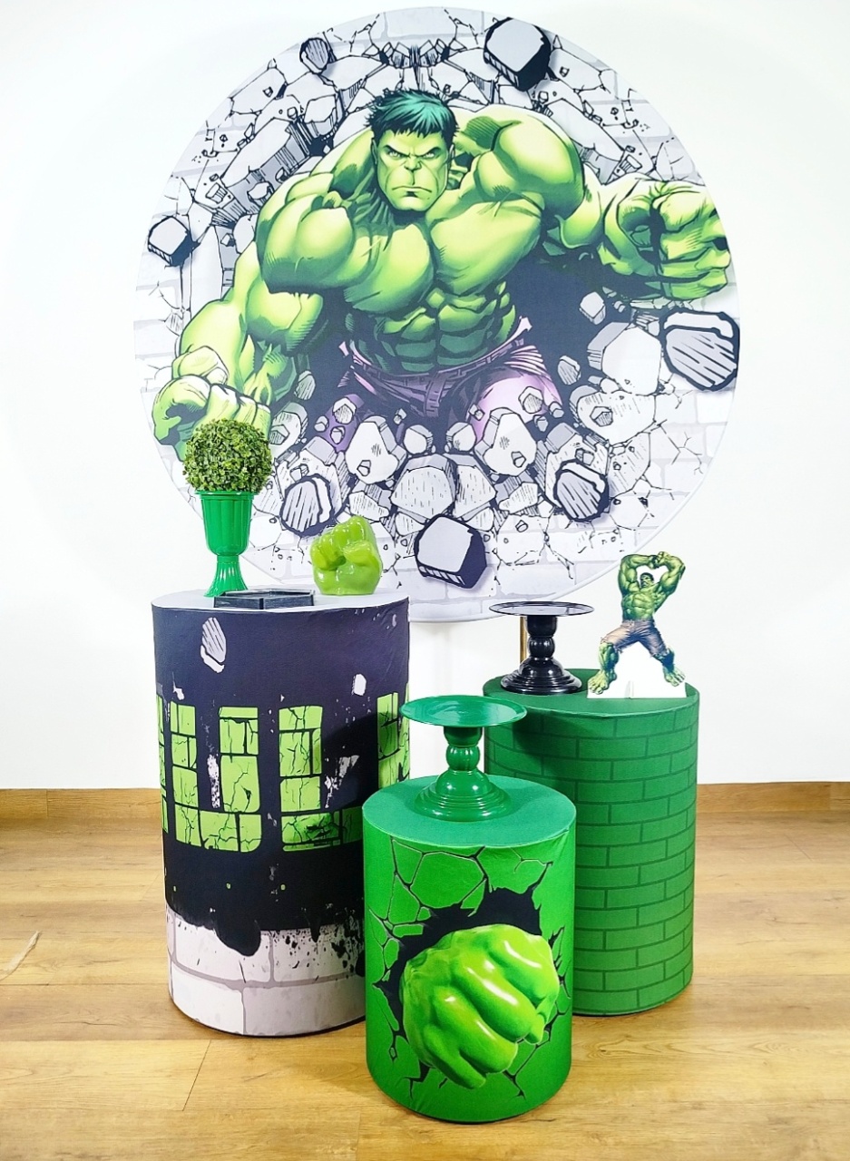 Kit Prata Hulk - Michele Locações