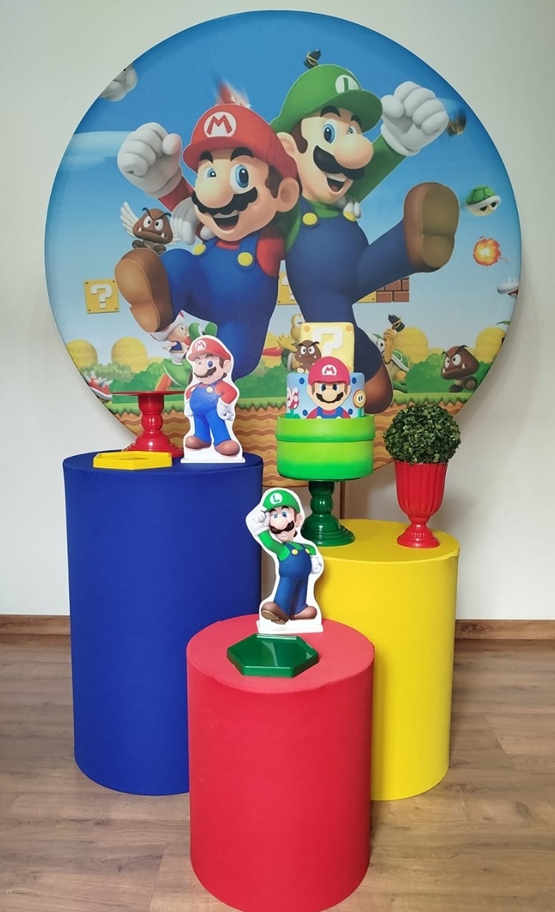 Kit  Prata Super Mario  - Michele Locações