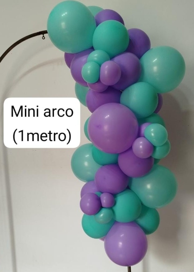 Mini Arco Balões Delivery (1 Metro) - Michele Locações