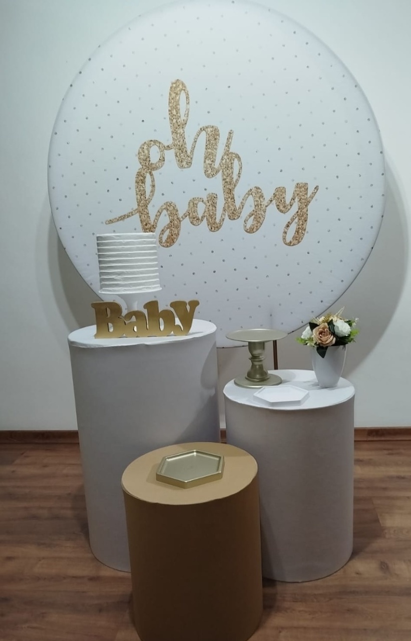 Kit Prata Oh Baby / Cores Neutras - Michele Locações