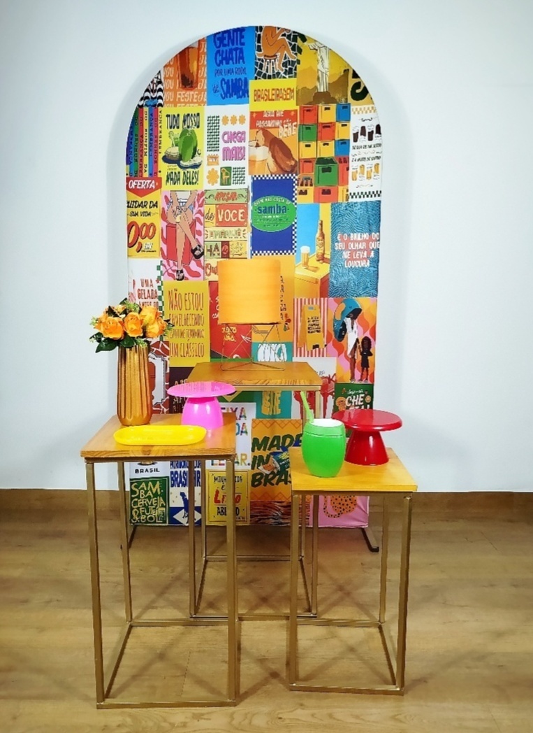 Composição Brasilidade / Painel Romano - Michele Locações