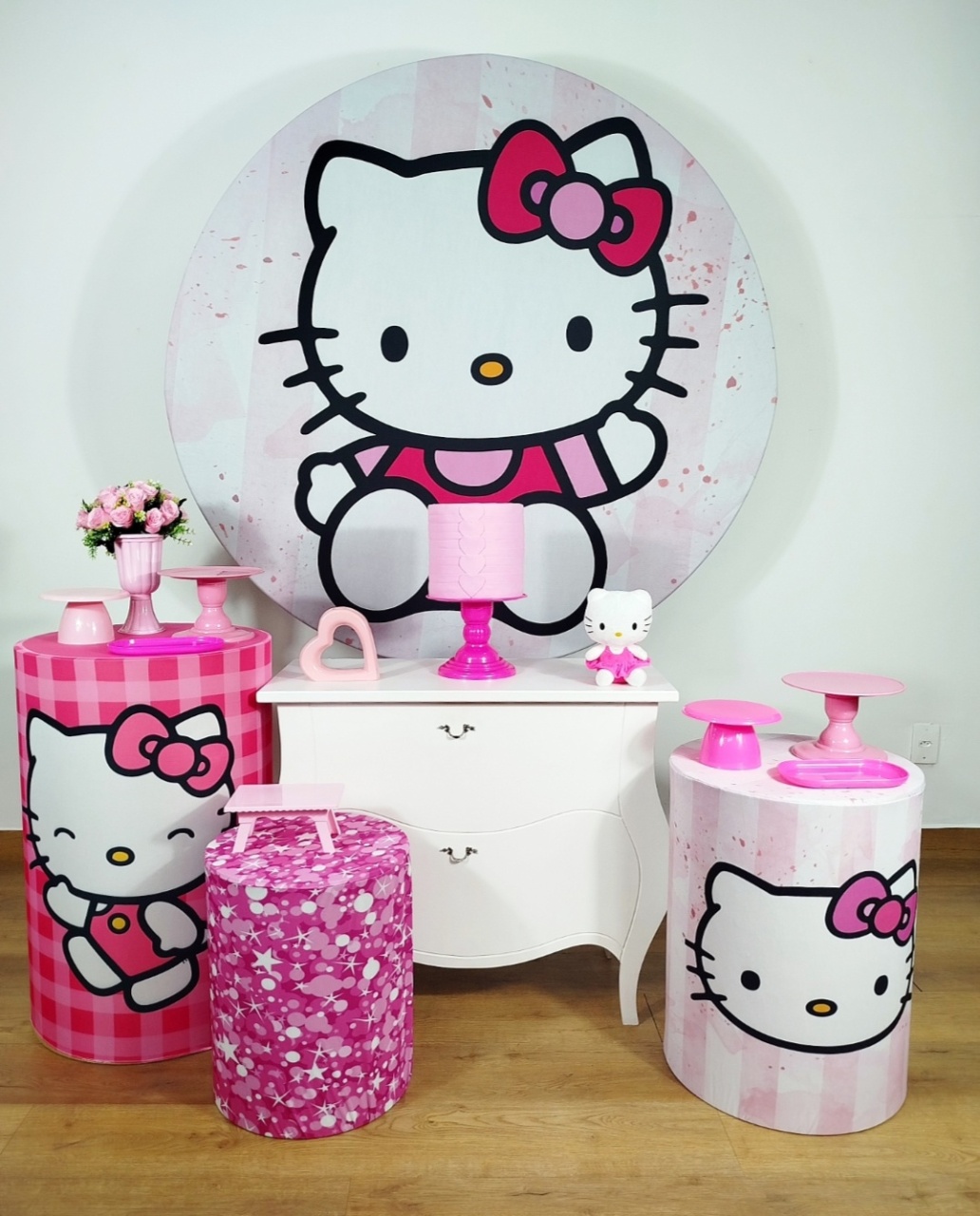 Kit Ouro Hello Kitty - Michele Locações