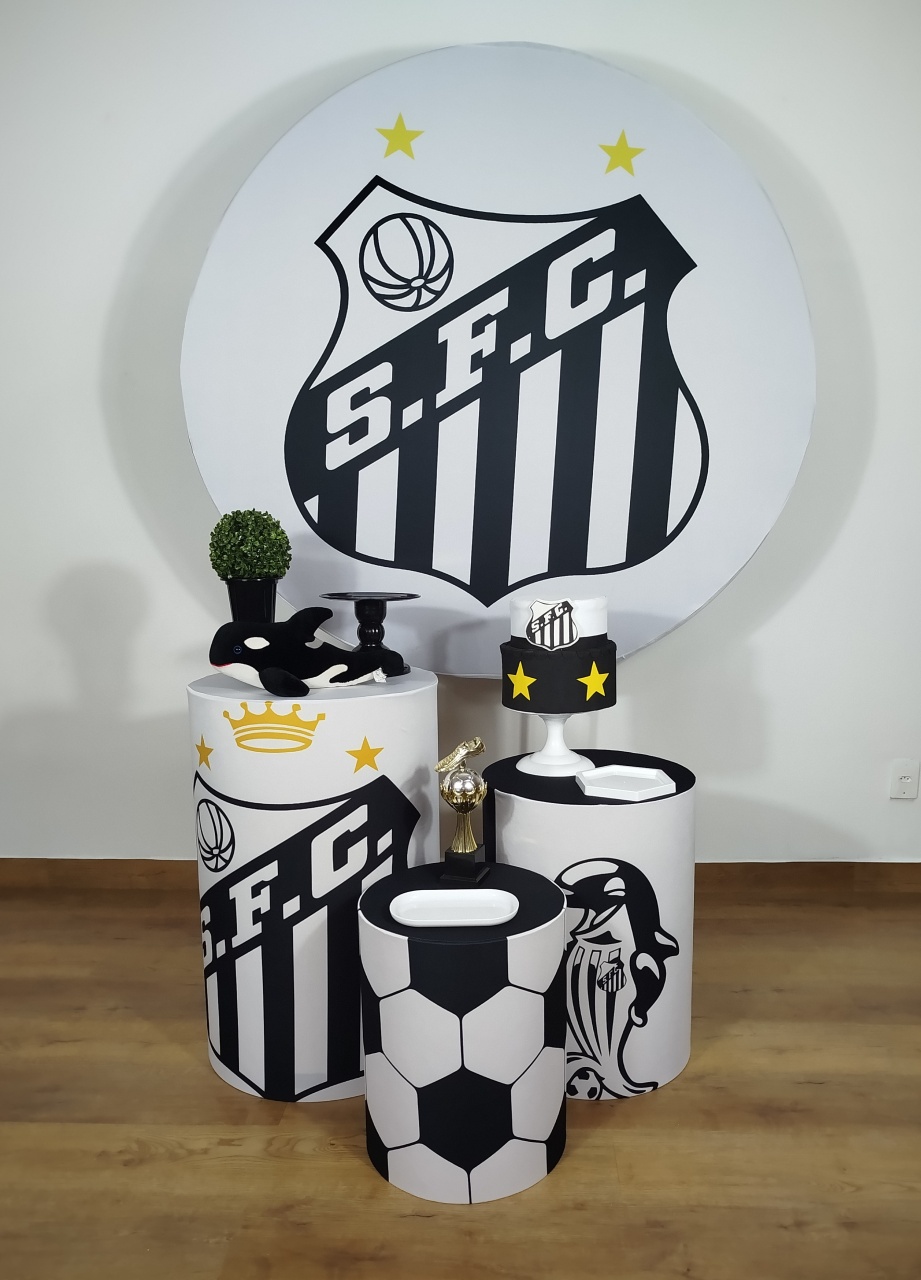Kit Prata Santos F.c - Michele Locações