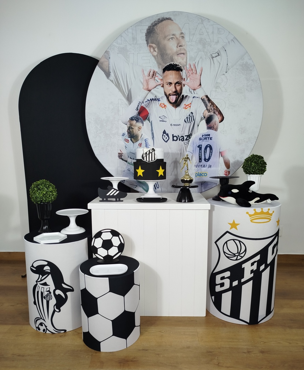 Kit Diamante Neymar / Santos  - Michele Locações