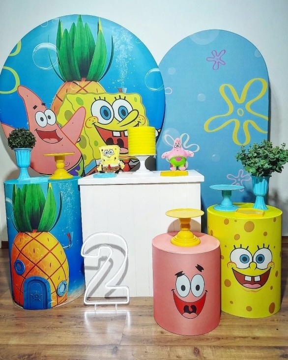 Kit Diamante Bob Esponja - Michele Locações