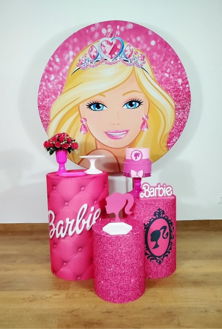 Kit Prata Barbie  - Michele Locações