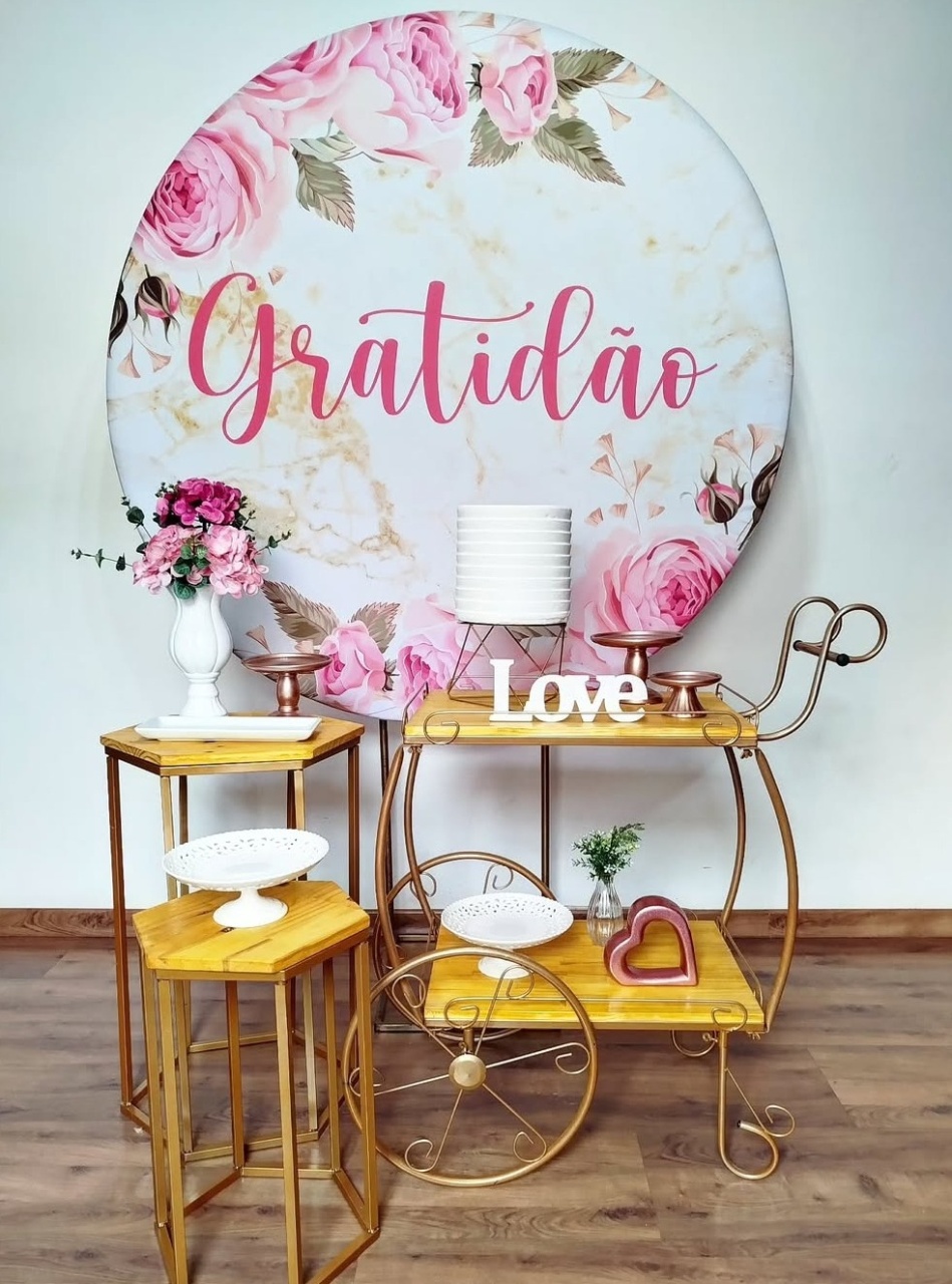 Kit Carrinho/ Gratidão Floral - Michele Locações