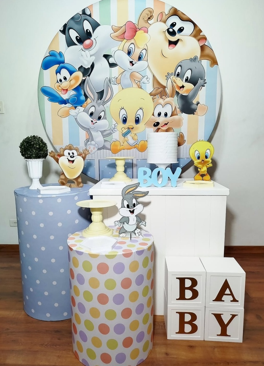 Composição 1 Chá Bebe Looney Tunes - Michele Locações