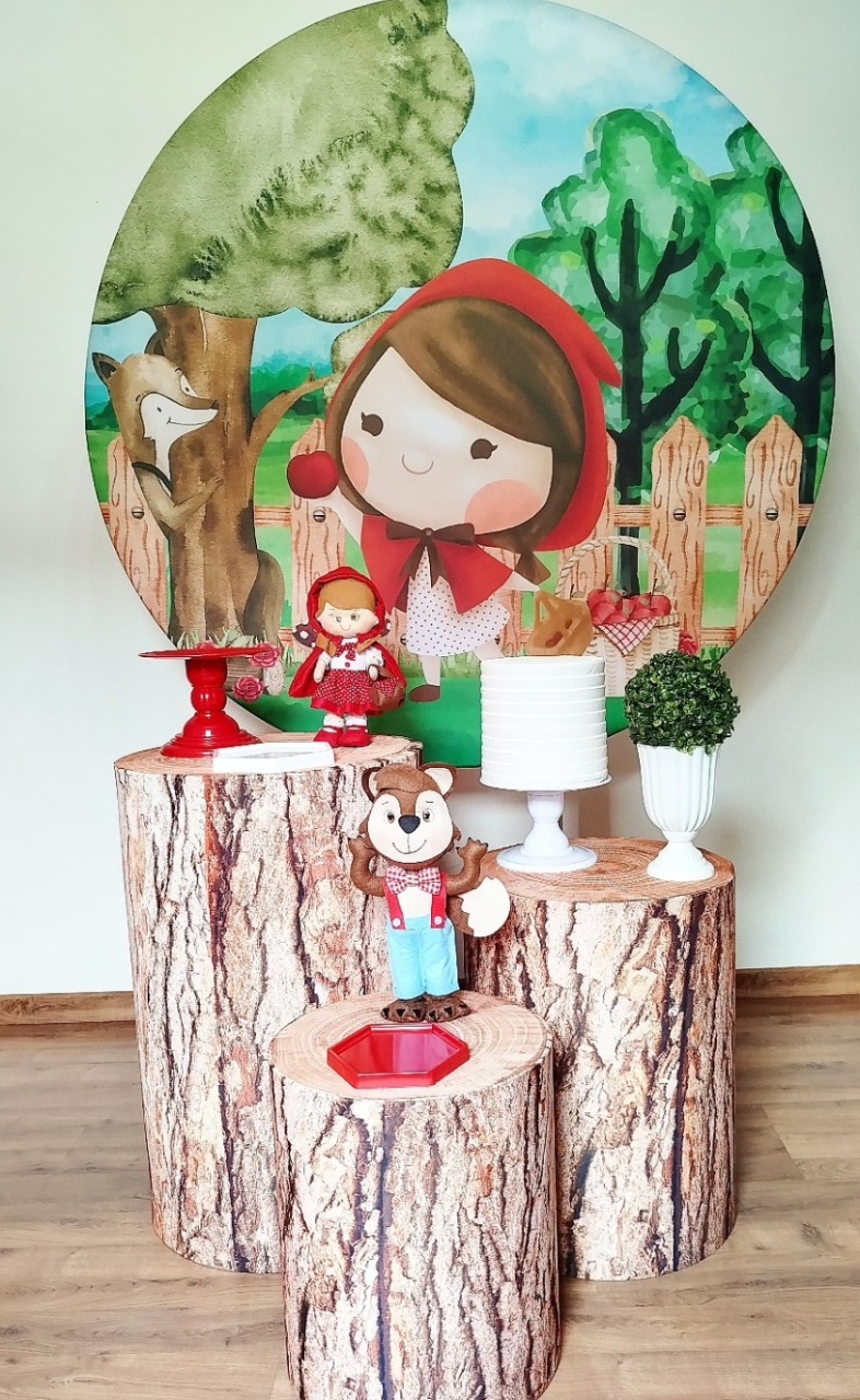 Kit Prata Chapeuzinho Vermelho  - Michele Locações