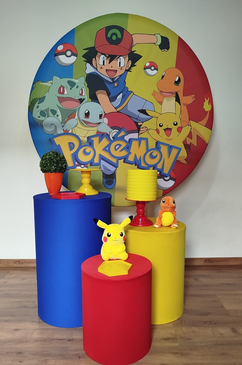 Kit Prata Pokemon - Michele Locações