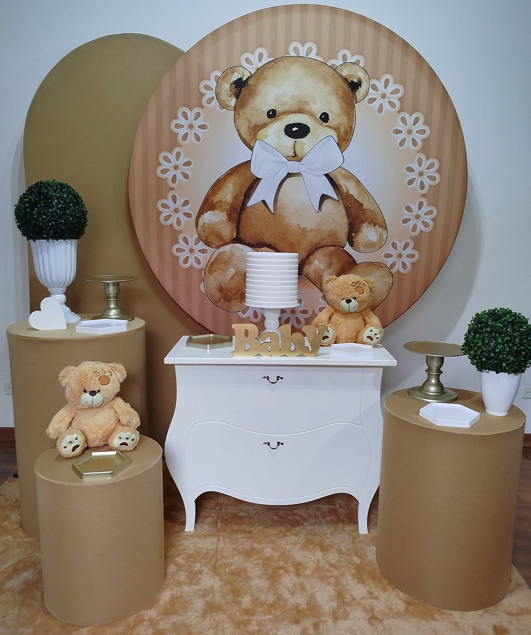 Kit Diamante Urso Marrom - Michele Locações