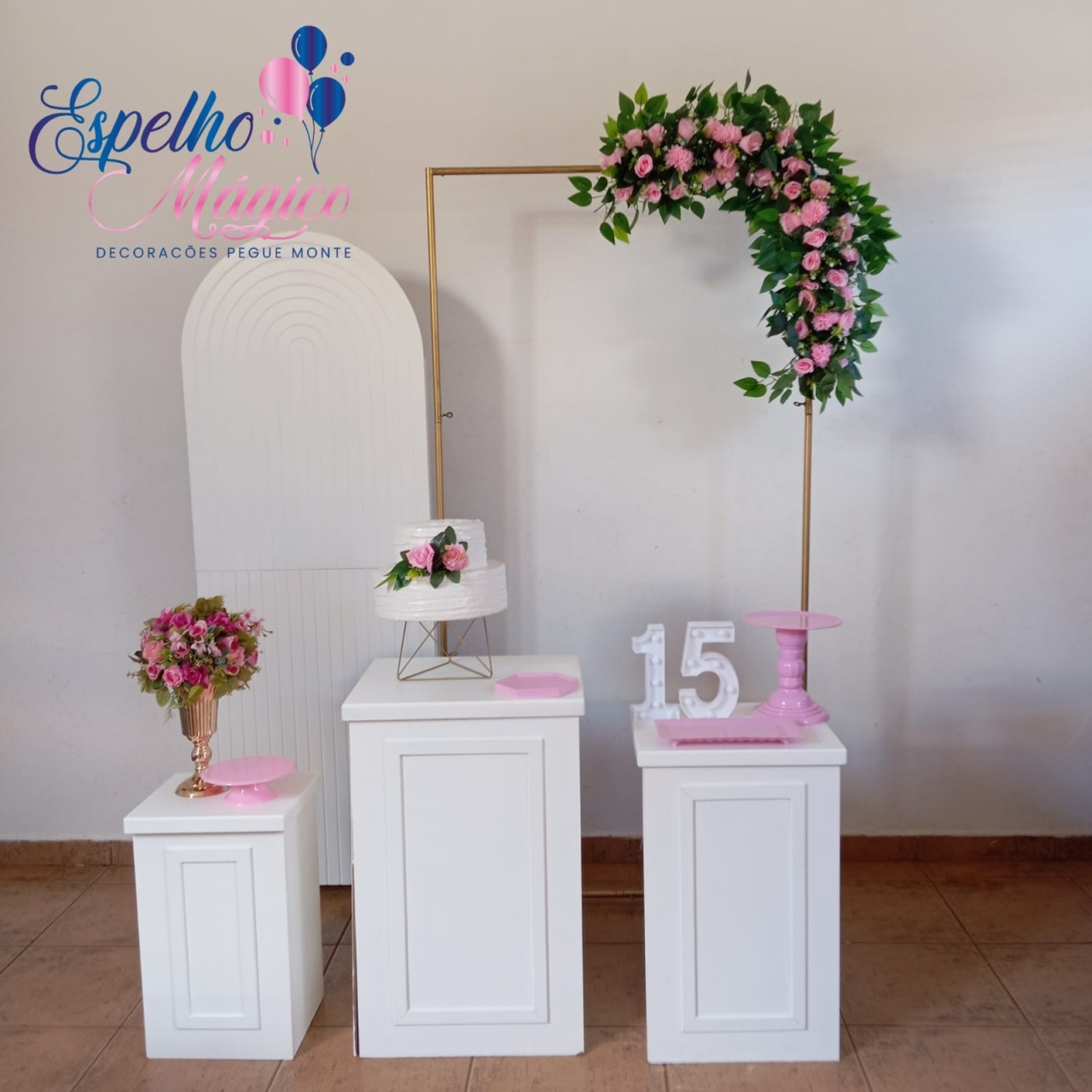Decoração 15 Anos - Espelhomagicopeguemonte