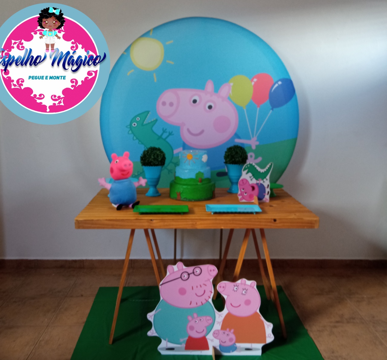 George Peppa Pig Combo 3 - Espelhomagicopeguemonte
