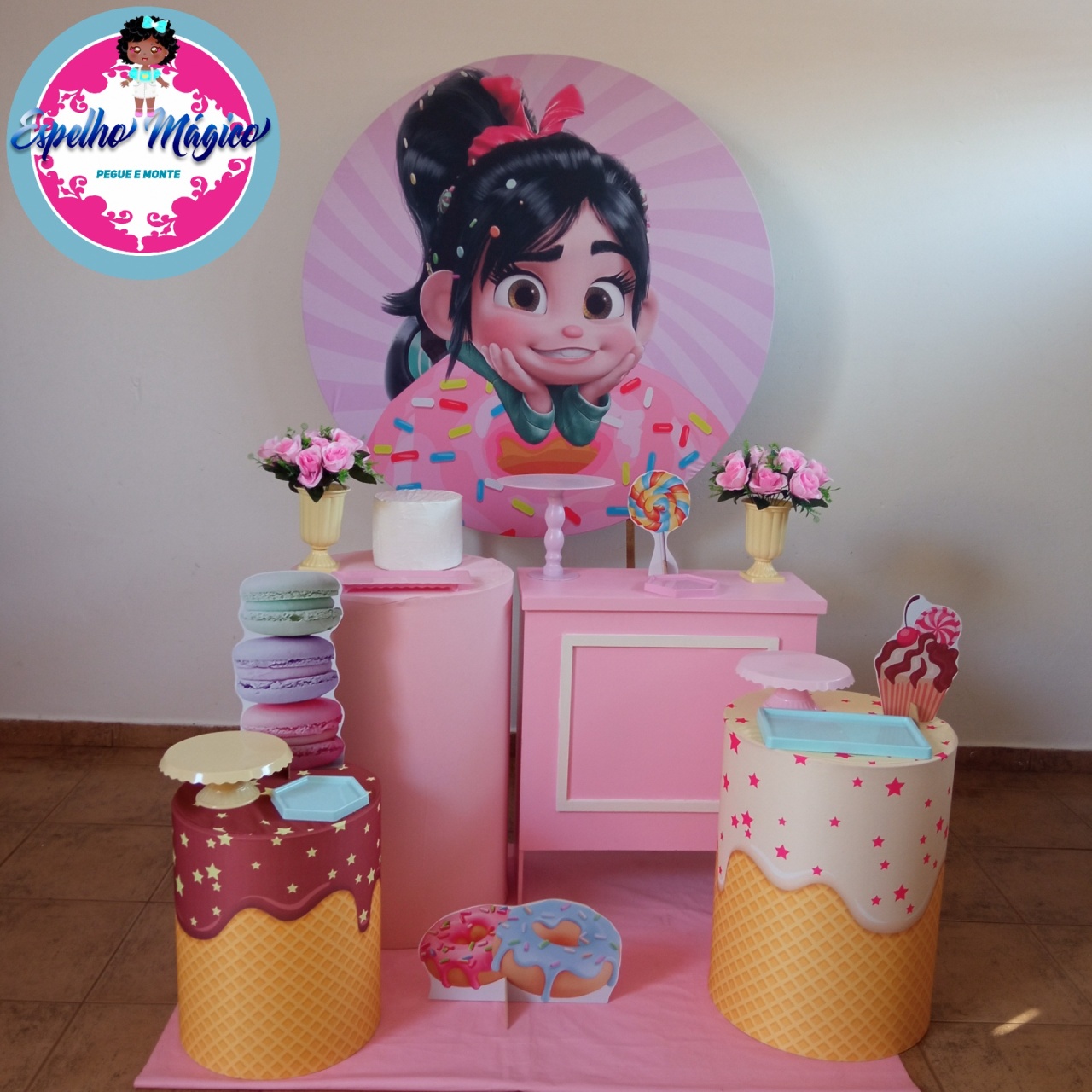 Vanellope  Combo 1 - Espelhomagicopeguemonte