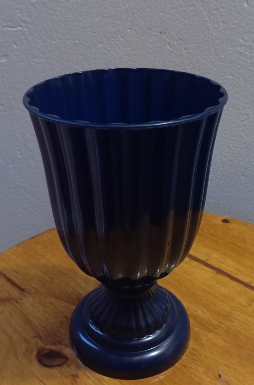 Vaso Dubai Azul Petróleo  - Espelhomagicopeguemonte