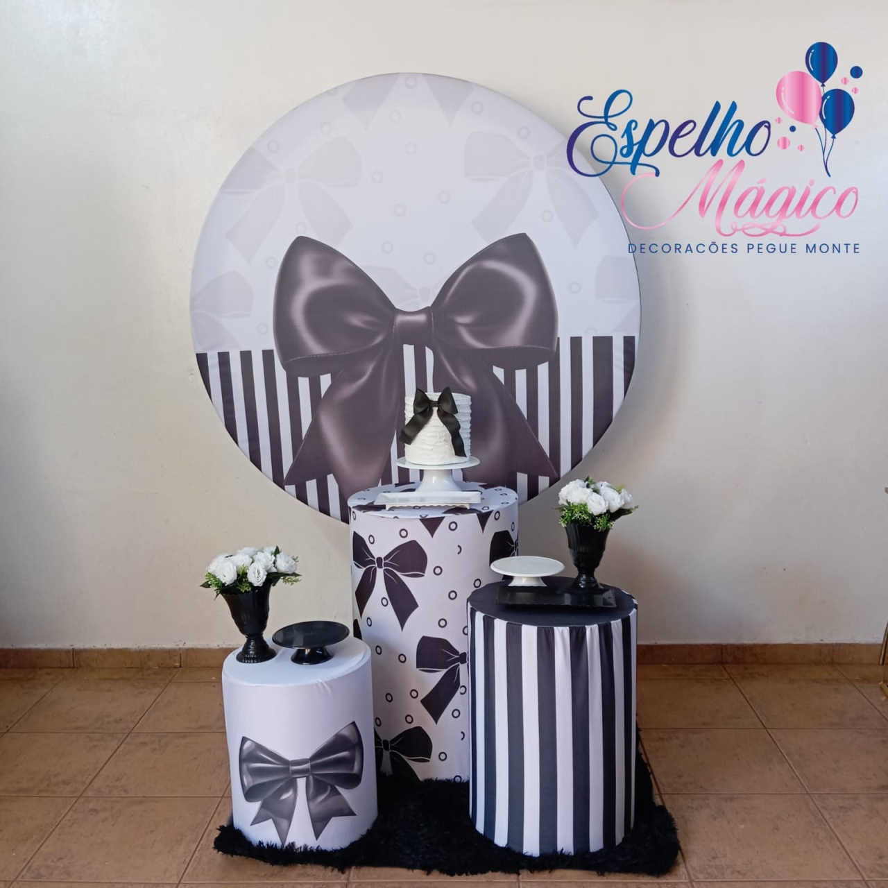 Laço Preto Combo 2 - Espelhomagicopeguemonte