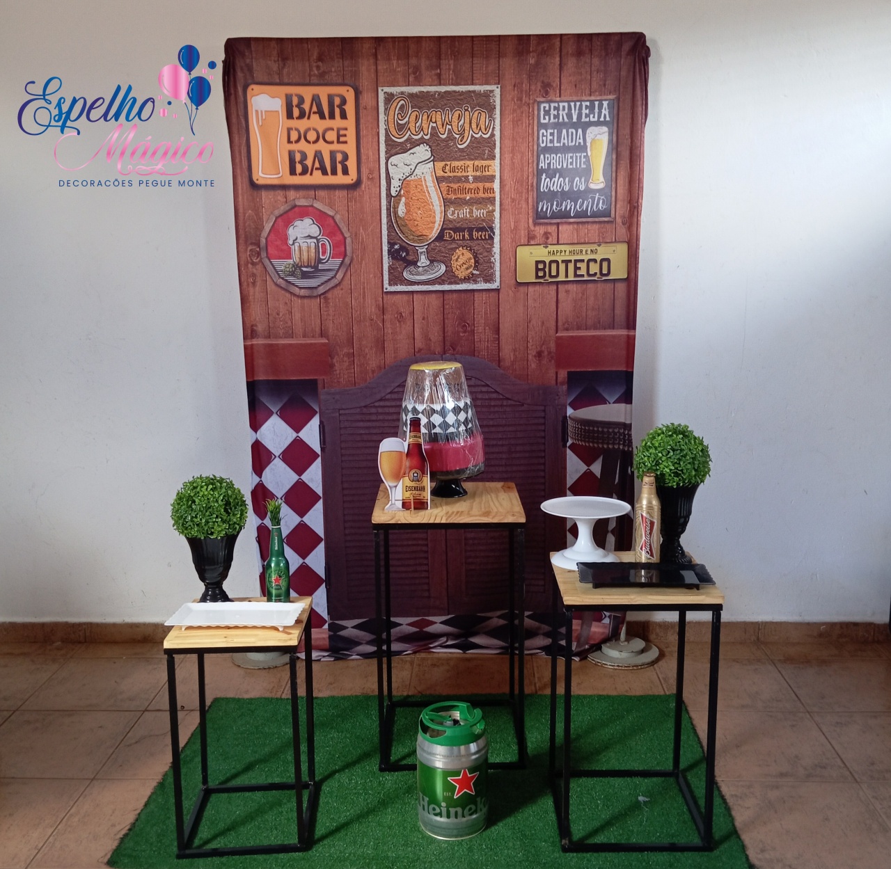 Decoraçao de Boteco - Espelhomagicopeguemonte