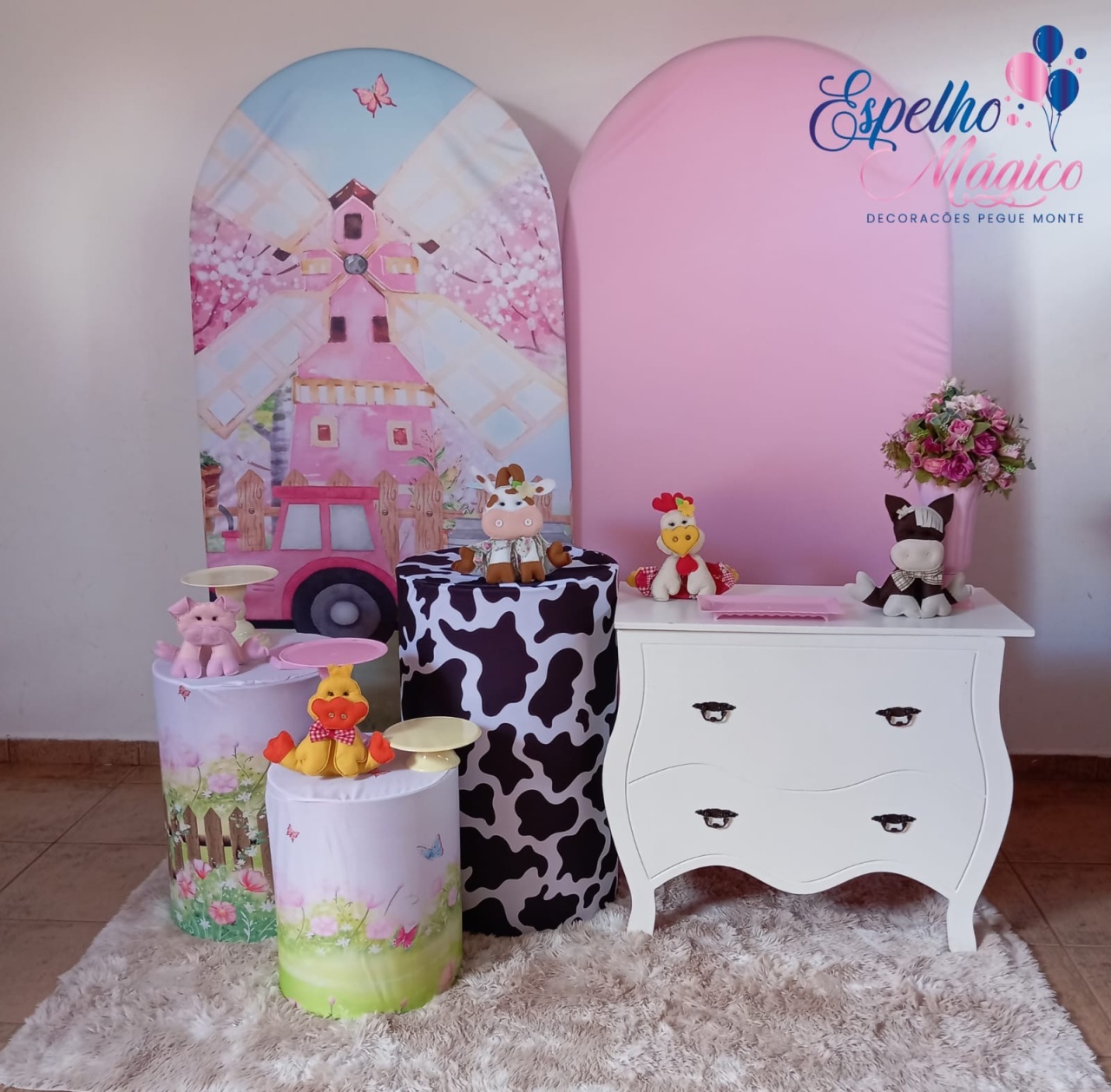 Decoração da Fazendinha - Espelhomagicopeguemonte