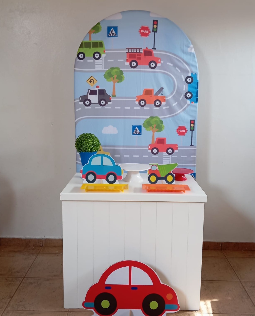 Decoração de Carrinho - Espelhomagicopeguemonte