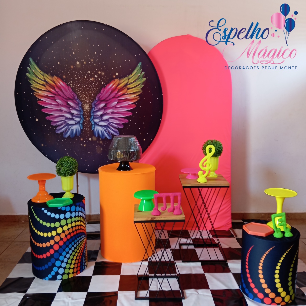 Neon Asas  - Espelhomagicopeguemonte