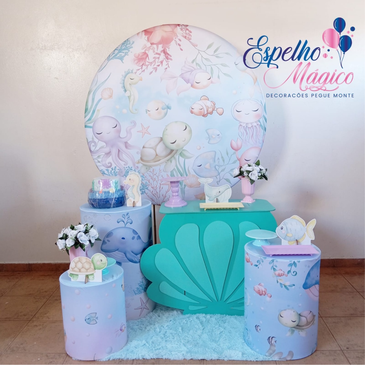 Fundo Do Mar Candy Combo 1 - Espelhomagicopeguemonte