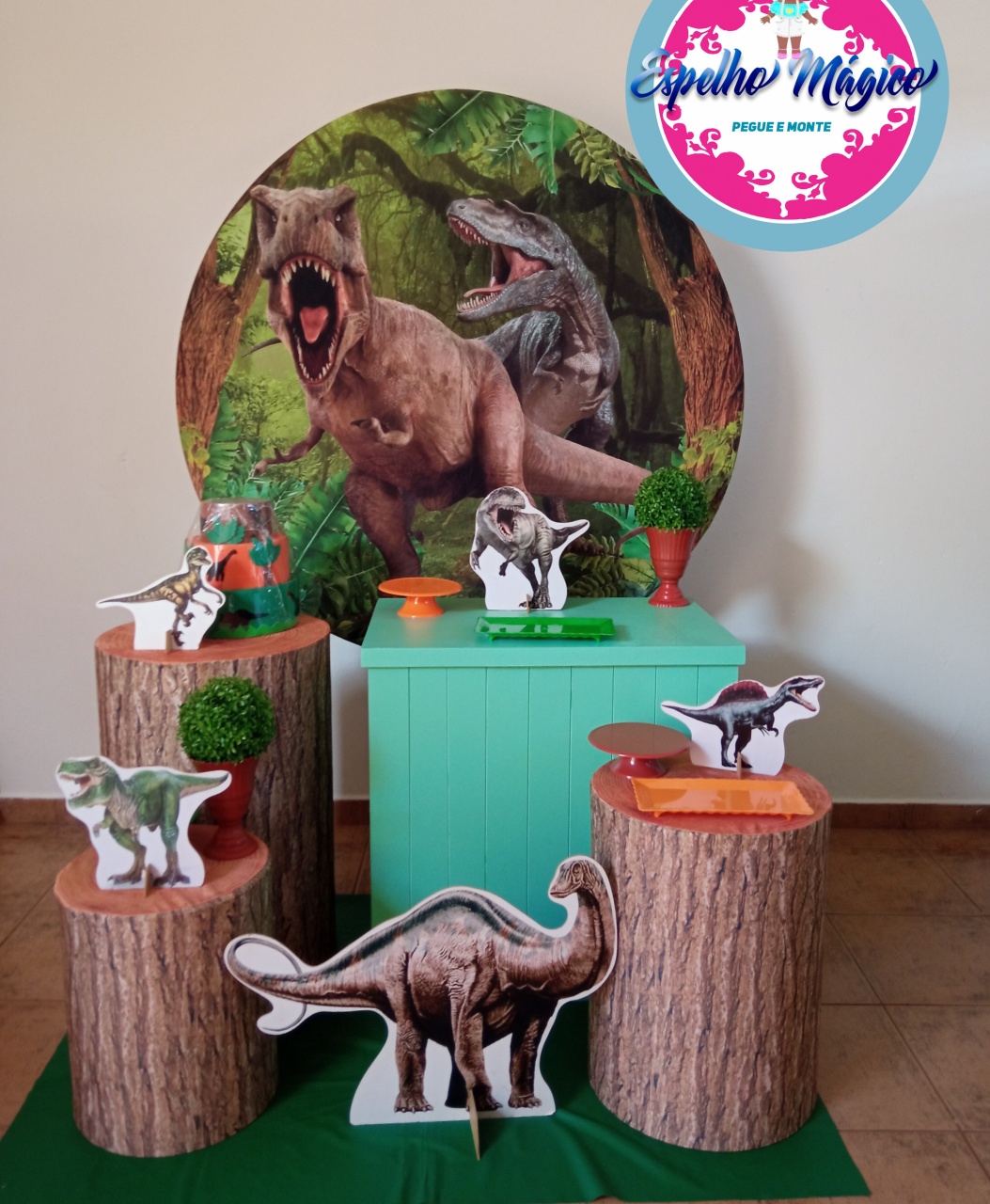  Dinossauro   Combo 1  - Espelhomagicopeguemonte