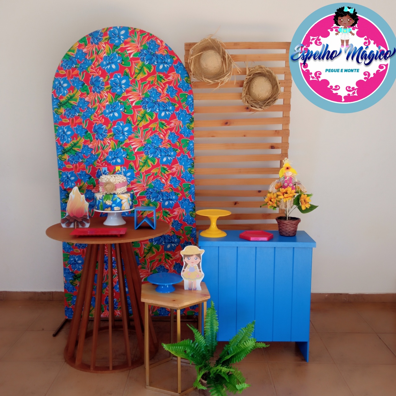 Decoração Festa Junina   - Espelhomagicopeguemonte