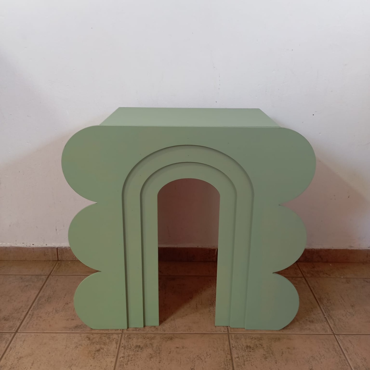 Mesa Nuvem Verde Oliva - Espelhomagicopeguemonte